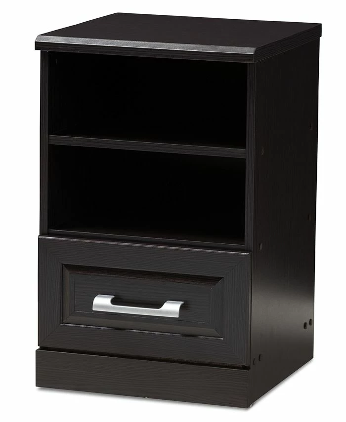 Furniture Odelia 1-Drawer Nightstand 3 Furniture Odelia 1-Drawer Nightstand