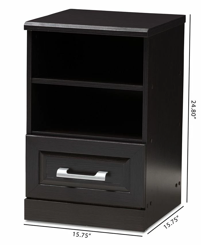 Furniture Odelia 1-Drawer Nightstand 6 Furniture Odelia 1-Drawer Nightstand - Image 4