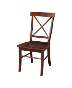 International Concepts X-Back Chair - With Solid Wood Seat , Set Of 2 -Costway Shop 10274462 fpx