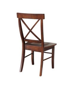 International Concepts X-Back Chair - With Solid Wood Seat , Set Of 2 -Costway Shop 10274465 fpx