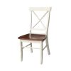 International Concepts X-Back Chair - With Solid Wood Seat , Set Of 2 1 International Concepts X-Back Chair - With Solid Wood Seat , Set Of 2 -Costway Shop 10274513 fpx