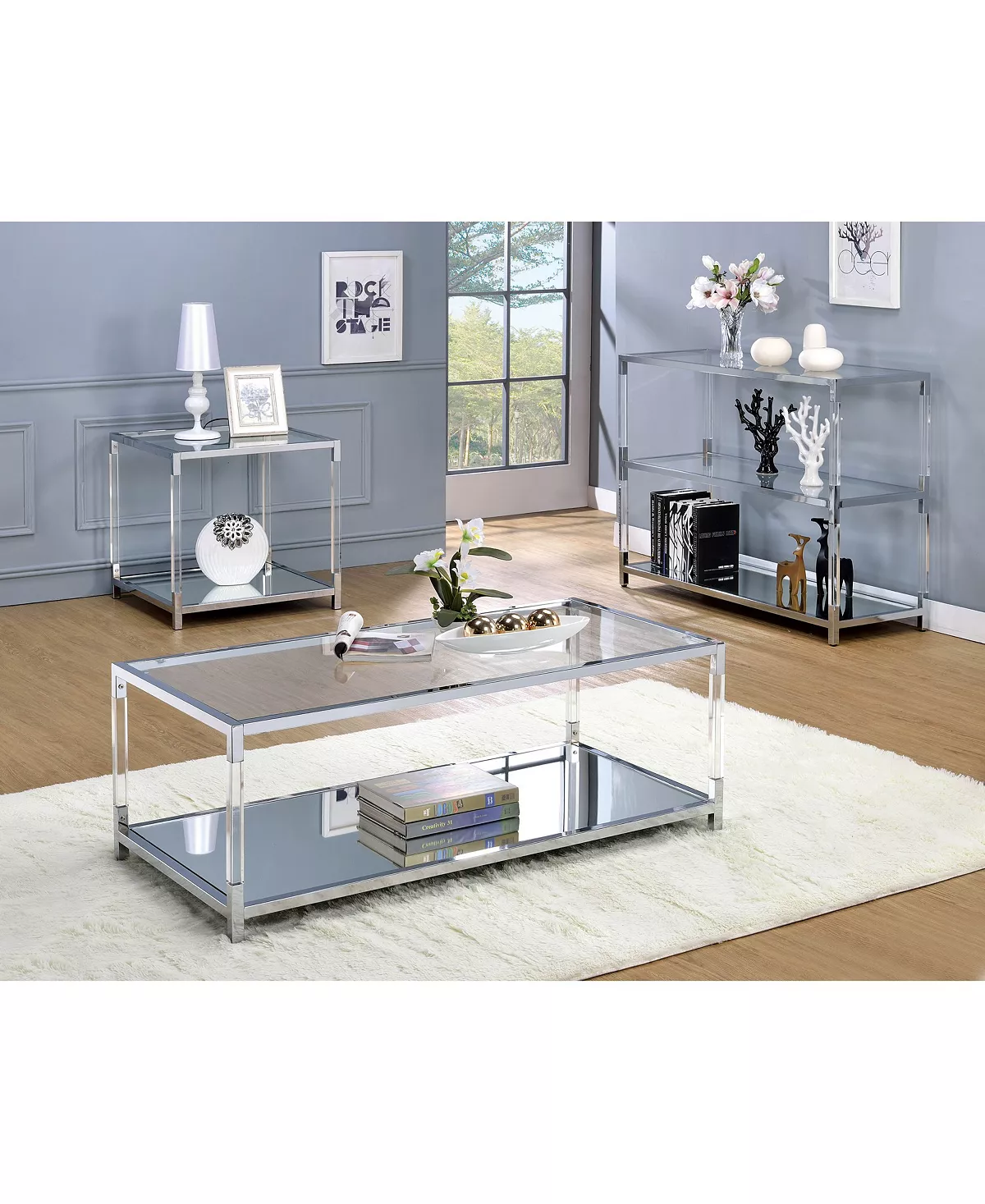 Furniture Of America Jask 1-Shelf End Table 5 Furniture Of America Jask 1-Shelf End Table - Image 3
