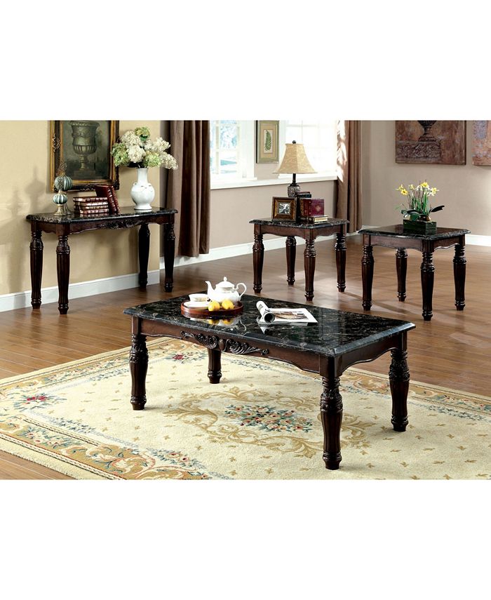 Jinson Espresso Sofa Table Furniture Of America Jinson Espresso Sofa Table -Costway Shop