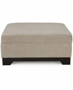 Furniture Elliot II 36 Fabric Square Storage Ottoman, Created For Macy's -Costway Shop 10480846 fpx