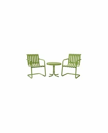 Crosley Gracie 3 Piece Metal Outdoor Conversation Seating Set - 2 Chairs And Side Table 4 Crosley Gracie 3 Piece Metal Outdoor Conversation Seating Set - 2 Chairs And Side Table - Image 2