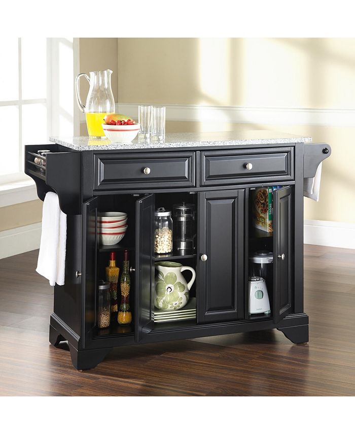Lafayette Solid Granite Top Kitchen Island Crosley Lafayette Solid Granite Top Kitchen Island -Costway Shop