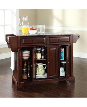Lafayette Solid Granite Top Kitchen Island Crosley Lafayette Solid Granite Top Kitchen Island -Costway Shop
