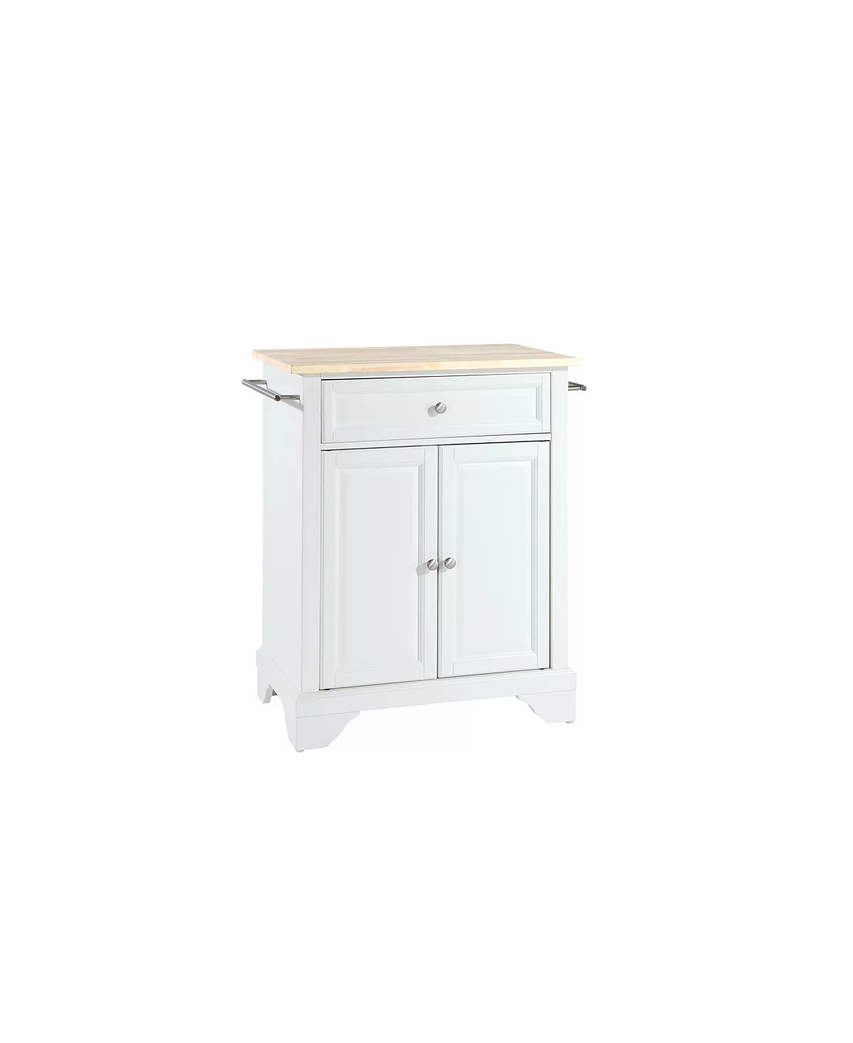 Crosley Lafayette Natural Wood Top Portable Kitchen Island 5 Crosley Lafayette Natural Wood Top Portable Kitchen Island - Image 3