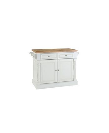 Oxford Butcher Block Top Kitchen Island Crosley Oxford Butcher Block Top Kitchen Island -Costway Shop