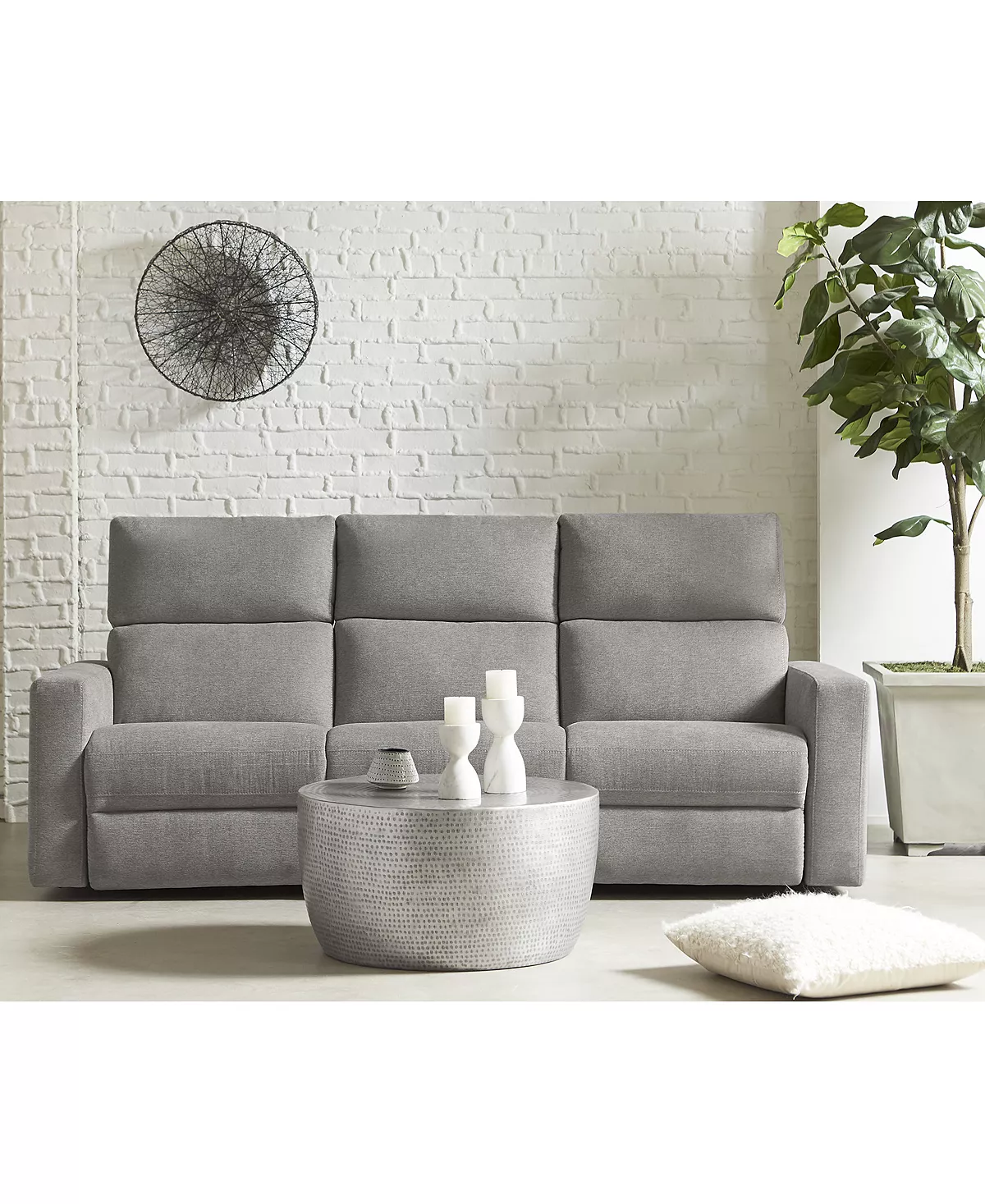 Nova Metal Table Furniture, 2-Pc. Set (Drum Coffee Table & Drum End Table) Nova Metal Table Furniture, 2-Pc. Set (Drum Coffee Table & Drum End Table) -Costway Shop