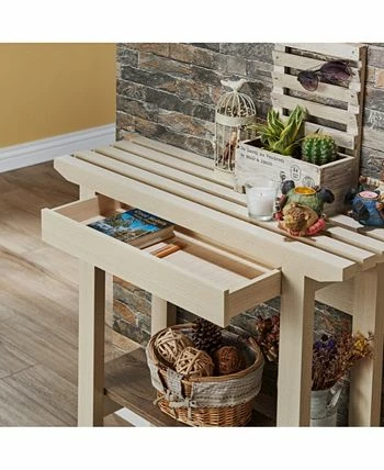 Furniture Of America Tamperu Mid-Century Console Table 7 Furniture Of America Tamperu Mid-Century Console Table - Image 5