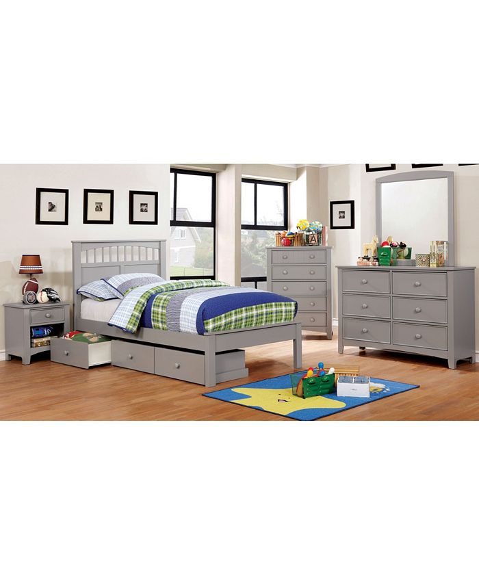 Randy Transitional Nightstand Furniture Of America Randy Transitional Nightstand -Costway Shop