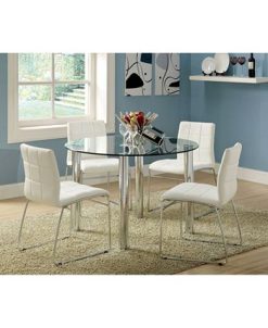 Furniture Of America Poipen Tufted Dining Chair (Set Of 2) -Costway Shop 11199395 fpx