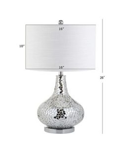 JONATHAN Y Emilia Mirrored Mosaic LED Table Lamp 4 JONATHAN Y Emilia Mirrored Mosaic LED Table Lamp -Costway Shop 11225096 fpx