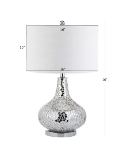 JONATHAN Y Emilia Mirrored Mosaic LED Table Lamp 5 JONATHAN Y Emilia Mirrored Mosaic LED Table Lamp -Costway Shop 11225096 fpx