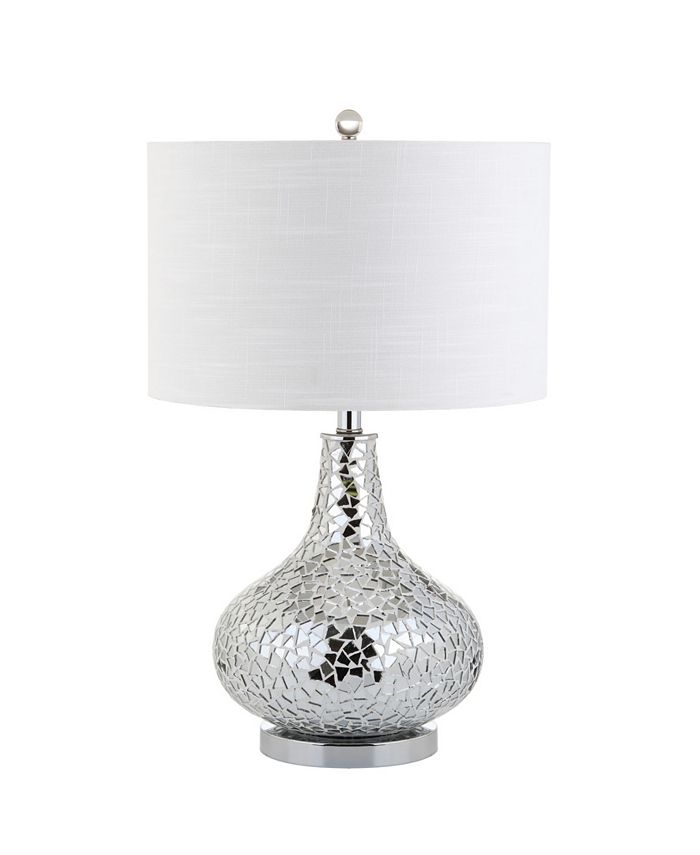 Emilia Mirrored Mosaic LED Table Lamp JONATHAN Y Emilia Mirrored Mosaic LED Table Lamp -Costway Shop