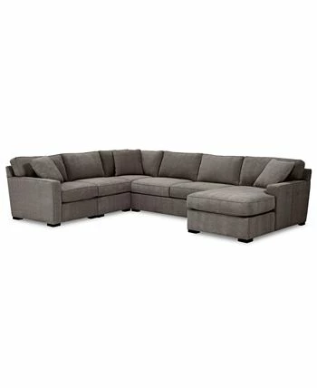 Furniture Radley 5-Pc. Fabric Chaise Sectional Sofa With Corner Piece, Created For Macy's 5 Furniture Radley 5-Pc. Fabric Chaise Sectional Sofa With Corner Piece, Created For Macy's - Image 3