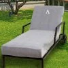 Linum Home Personalized 100% Turkish Cotton Chaise Lounge Cover 1 Linum Home Personalized 100% Turkish Cotton Chaise Lounge Cover -Costway Shop 11304585 fpx