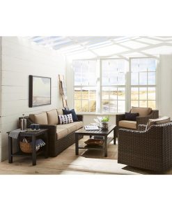Furniture Camden Outdoor Wicker 3-Pc. Seating Set (1 Sofa & 2 Chairs), Created For Macy's -Costway Shop 11639679 fpx