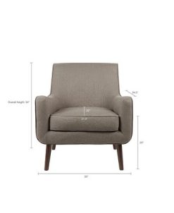 Furniture Lint Fabric Accent Chair -Costway Shop 12143138 fpx