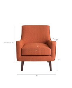 Furniture Lint Fabric Accent Chair -Costway Shop 12143141 fpx