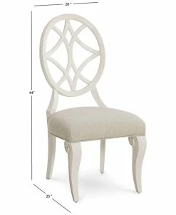 Trisha Yearwood Home Jasper County Dogwood Round Dining Furniture, 5-Pc. Set (Table & 4 Side Chairs) -Costway Shop 12405790 fpx