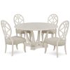 Trisha Yearwood Home Jasper County Dogwood Round Dining Furniture, 5-Pc. Set (Table & 4 Side Chairs) -Costway Shop 12406024 fpx