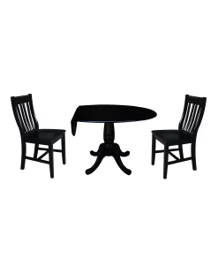 International Concepts 42 Round Top Pedestal Table With 2 Chairs 8 International Concepts 42 Round Top Pedestal Table With 2 Chairs -Costway Shop 12472277 fpx