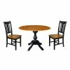 International Concepts 42 Round Top Pedestal Table With 2 Chairs 1 International Concepts 42 Round Top Pedestal Table With 2 Chairs -Costway Shop 12472438 fpx