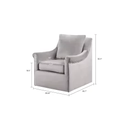 Furniture Ellis Swivel Chair -Costway Shop 12490487 fpx
