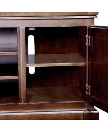 Bella Maison Two Door 52 TV Console With Open Component Bay Leick Home Bella Maison Two Door 52 TV Console With Open Component Bay -Costway Shop