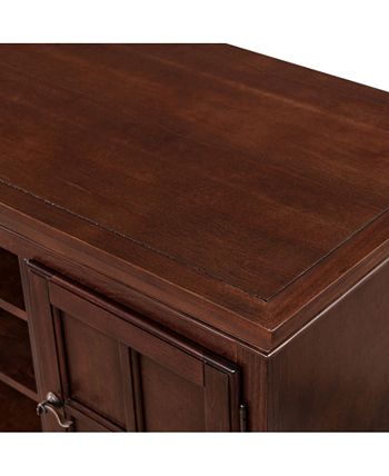 Bella Maison Two Door 52 TV Console With Open Component Bay Leick Home Bella Maison Two Door 52 TV Console With Open Component Bay -Costway Shop