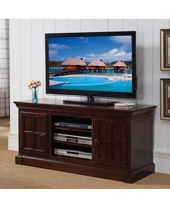 Bella Maison Two Door 52 TV Console With Open Component Bay Leick Home Bella Maison Two Door 52 TV Console With Open Component Bay -Costway Shop
