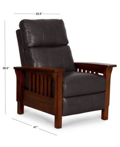 Furniture Harrison Leather Pushback Recliner, Created For Macy's 14 Furniture Harrison Leather Pushback Recliner, Created For Macy's -Costway Shop 12722320 fpx