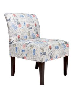 MJL Furniture Designs Samantha Button Tufted Upholstered Accent Chair