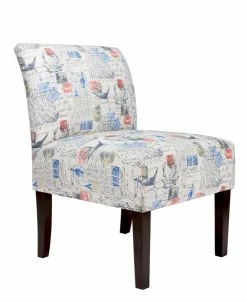 MJL Furniture Designs Samantha Button Tufted Upholstered Accent Chair