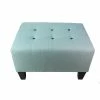 MJL Furniture Designs Ax Button Tufted Upholstered Squared Ottoman -Costway Shop 12824302 fpx