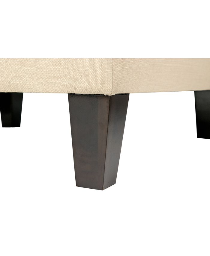 ax Button Tufted Upholstered Oversized Ottoman MJL Furniture Designs Ax Button Tufted Upholstered Oversized Ottoman -Costway Shop