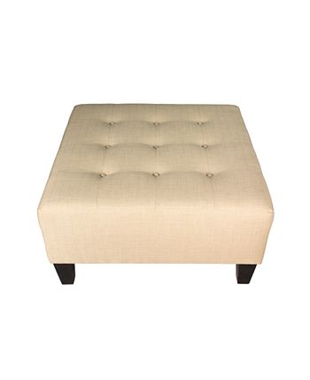 ax Button Tufted Upholstered Oversized Ottoman MJL Furniture Designs Ax Button Tufted Upholstered Oversized Ottoman -Costway Shop