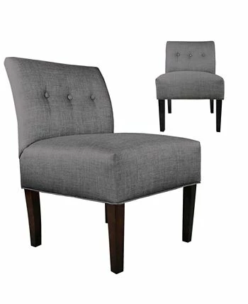 MJL Furniture Designs Samantha Button Tufted Upholstered Accent Chair 4 MJL Furniture Designs Samantha Button Tufted Upholstered Accent Chair - Image 2