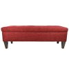 MJL Furniture Designs Brooke Button Tufted Upholstered Long Storage Bench -Costway Shop 12825198 fpx