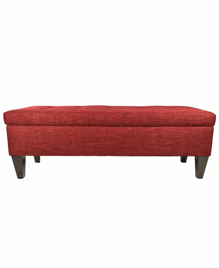 MJL Furniture Designs Brooke Button Tufted Upholstered Long Storage Bench 3 MJL Furniture Designs Brooke Button Tufted Upholstered Long Storage Bench
