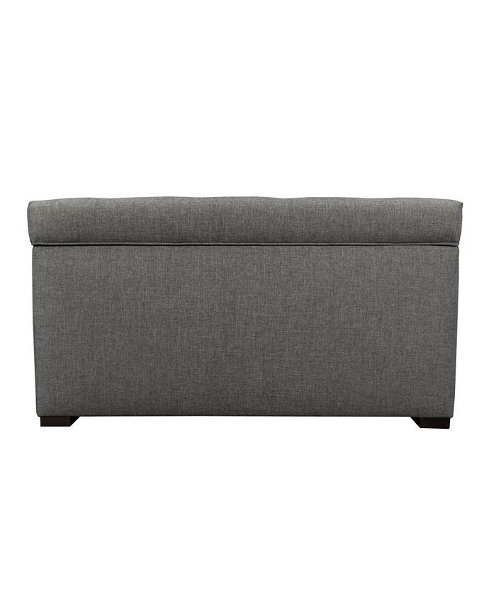 MJL Furniture Designs Angela Fabric Upholstered Storage Trunk 3 MJL Furniture Designs Angela Fabric Upholstered Storage Trunk
