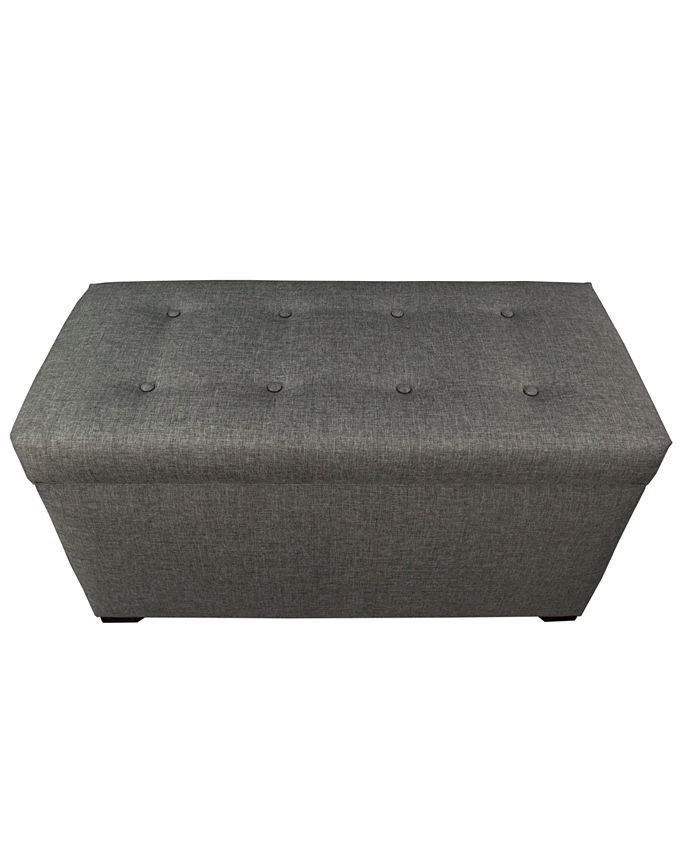MJL Furniture Designs Angela Fabric Upholstered Storage Trunk 6 MJL Furniture Designs Angela Fabric Upholstered Storage Trunk - Image 4