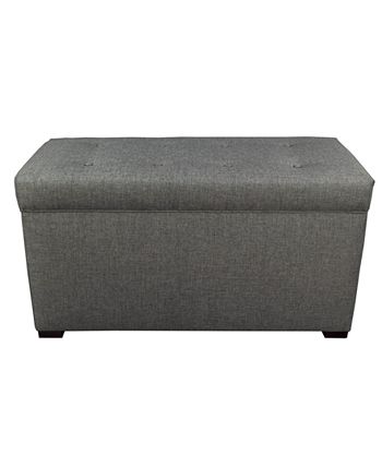 MJL Furniture Designs Angela Fabric Upholstered Storage Trunk 7 MJL Furniture Designs Angela Fabric Upholstered Storage Trunk - Image 5