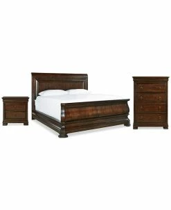Reprise Cherry Bedroom Furniture, 3-Pc. Set (California King Bed, Nightstand & Chest)