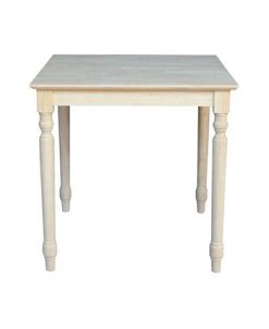 International Concepts Solid Wood Top Table - Turned Legs 3 International Concepts Solid Wood Top Table - Turned Legs -Costway Shop 12885363 fpx