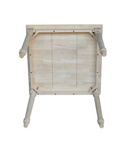 International Concepts Solid Wood Top Table - Turned Legs 6 International Concepts Solid Wood Top Table - Turned Legs -Costway Shop 12885369 fpx