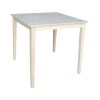 International Concepts Solid Wood Top Table -Costway Shop 12885454 fpx