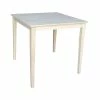 International Concepts Solid Wood Top Table -Costway Shop 12885454 fpx